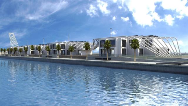 Recreación de la nueva sede de Distrito Digital en el Puerto de Alicante.