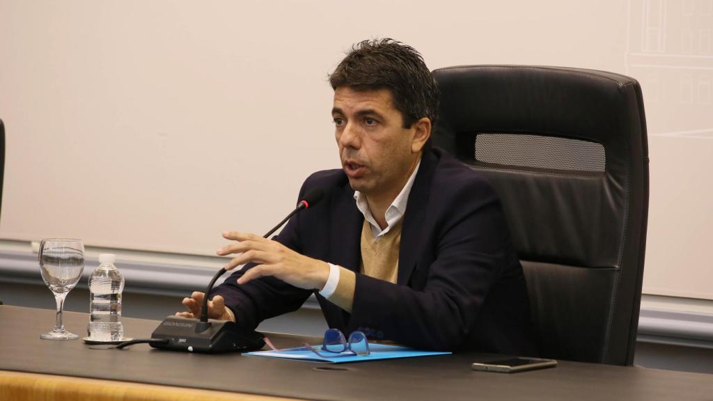 El presidente de la Diputación de Alicante, Carlos Mazón.