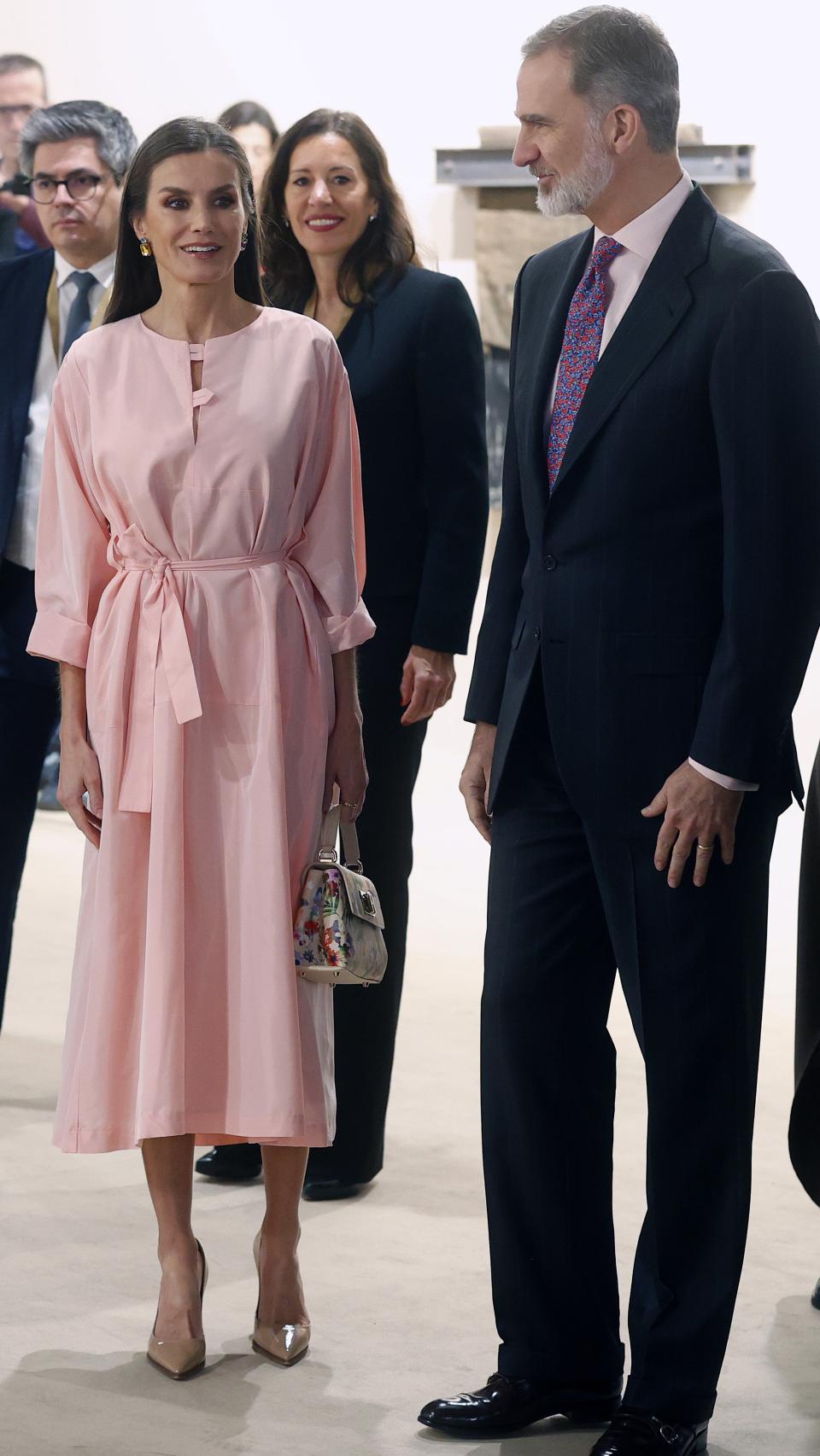 Felipe y Letizia en ARCO.
