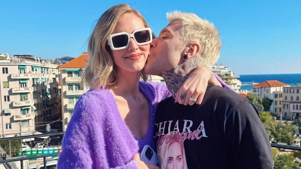 Chiara Ferragni y Fedez, en su último posado juntos.