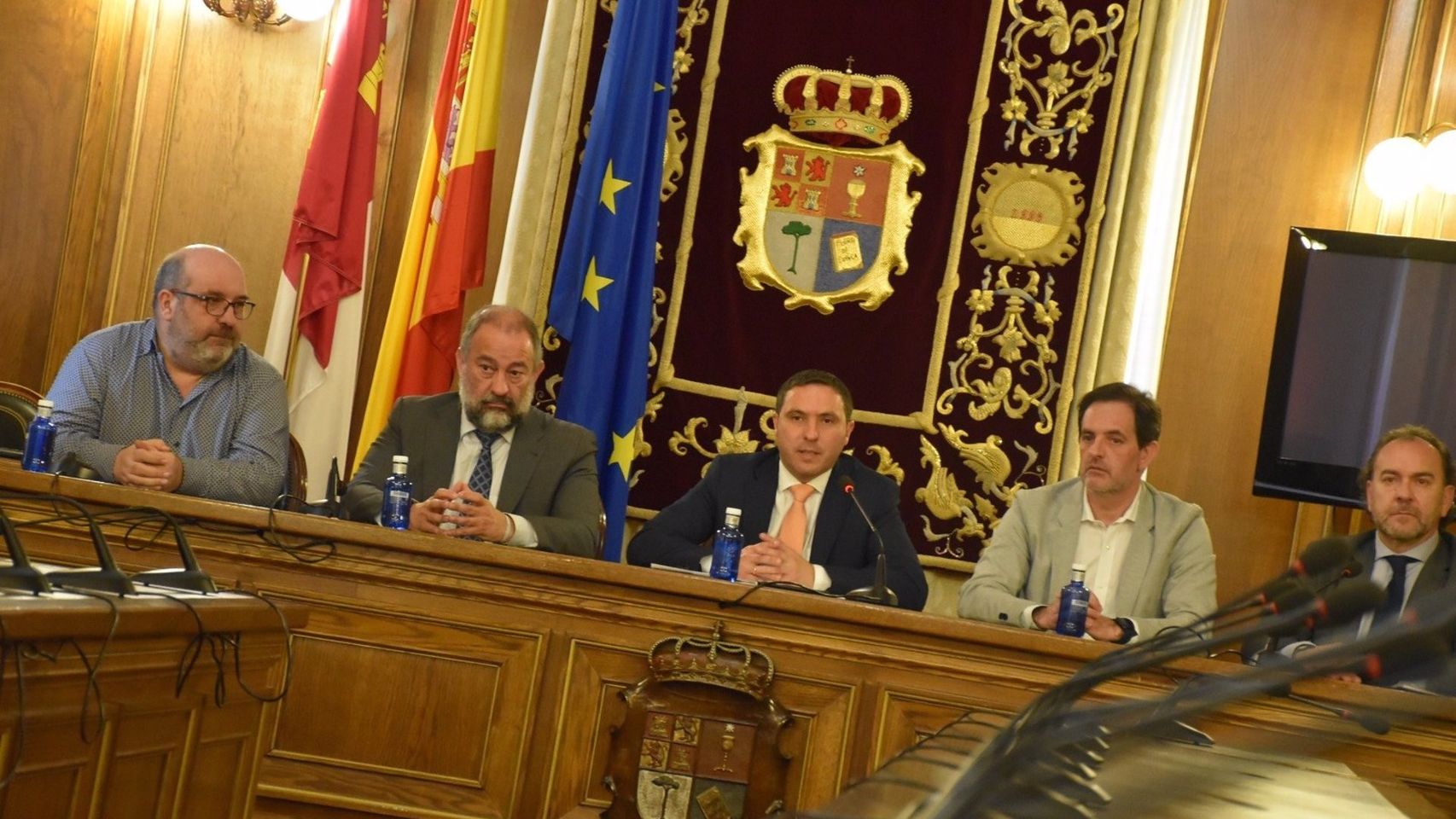 Acto de presentación de las dos nuevas cátedras puestas en marcha por la Universidad de Castilla-La Mancha en colaboración con la Diputación de Cuenca.