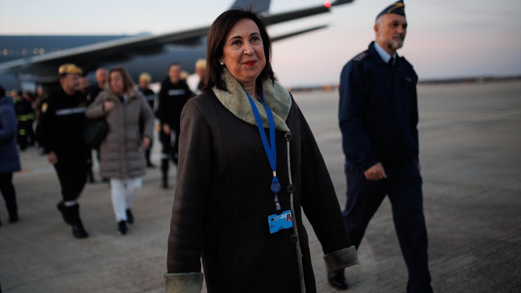 Robles, hace unos días en la base de Torrejón de Ardoz.