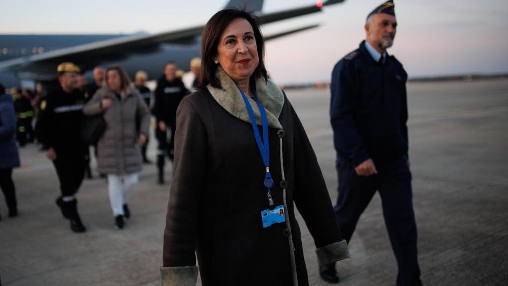 Robles, hace unos días en la base de Torrejón de Ardoz.