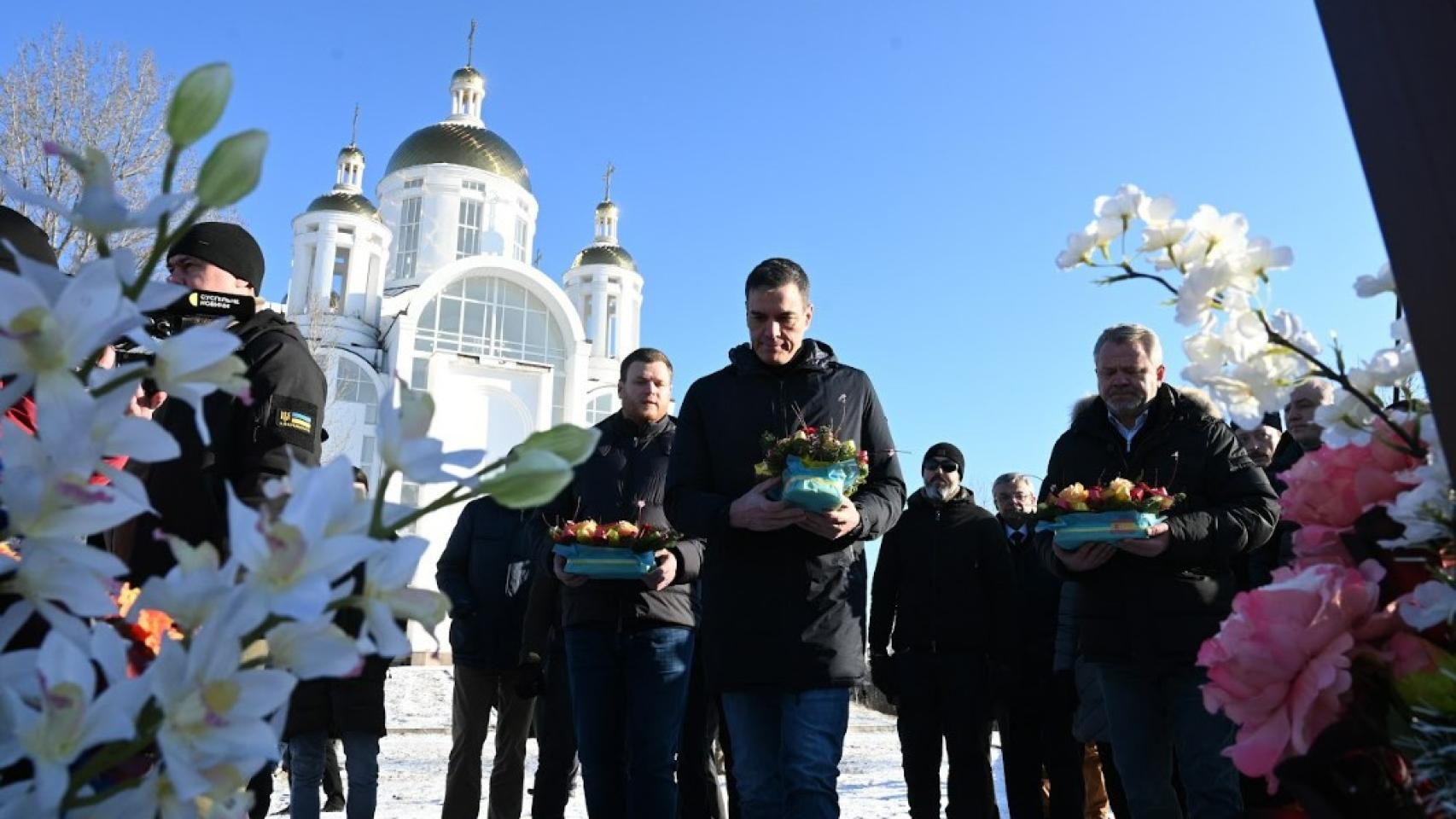 Pedro Sánchez visita Bucha, Irpin y KIev