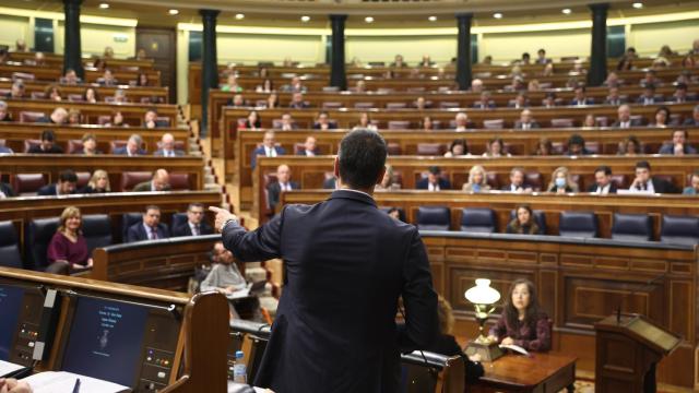 Pedro Sánchez en el Congreso de los Diputados en una imagen de archivo.