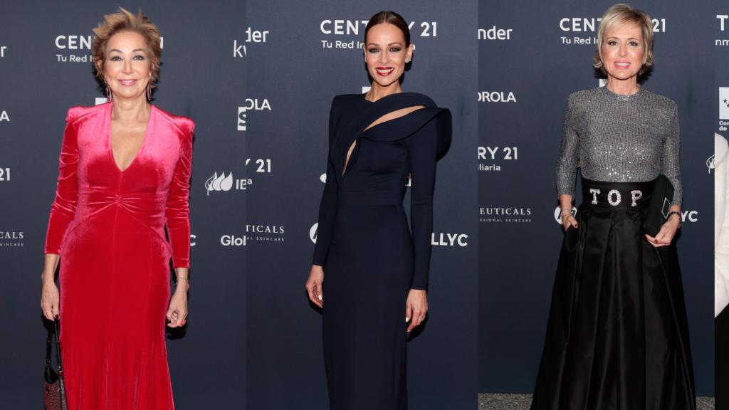 Ana Rosa Quintana, Eva González, Carme Artigas y Begoña Gómez en el photocall de 'Las Top 100'