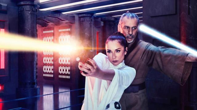 Un homenaje a Star Wars como promoción del disco Que la música te acompañe de Camela
