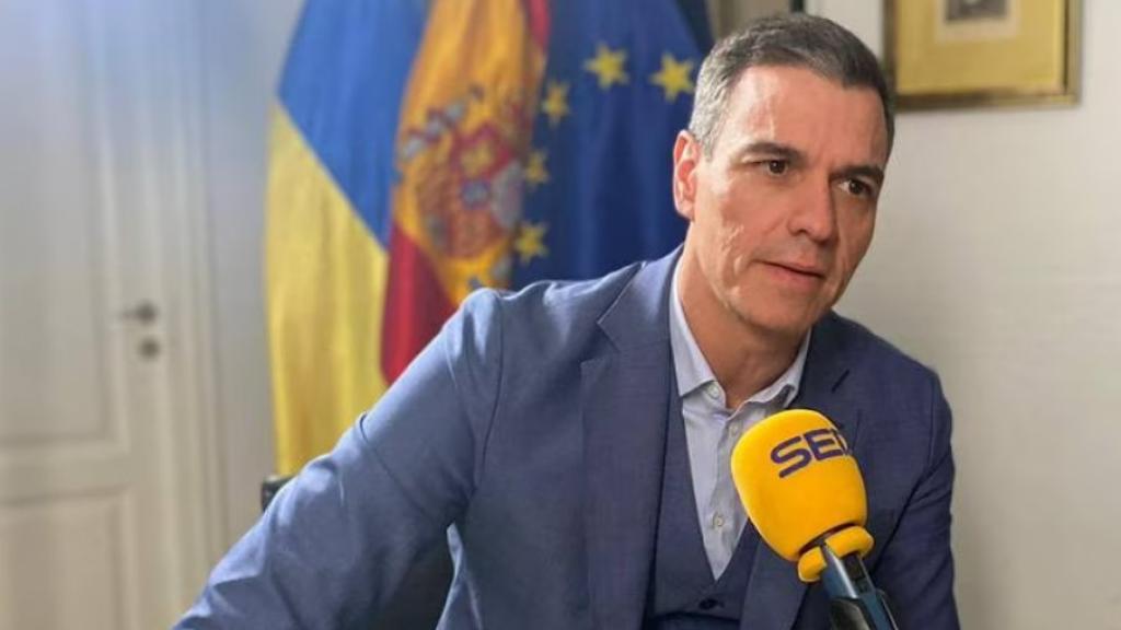 El presidente del Gobierno, Pedro Sánchez, este viernes en una entrevista en la SER.