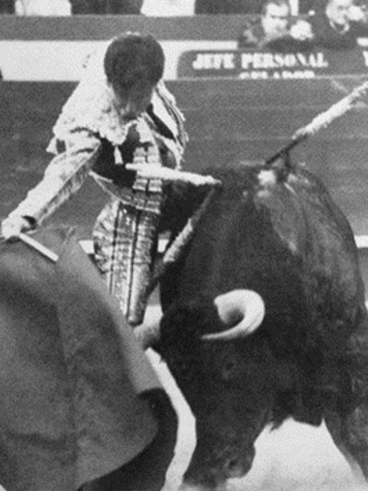 Magnífico derechazo de Roberto una tarde en Valencia (cedida)
