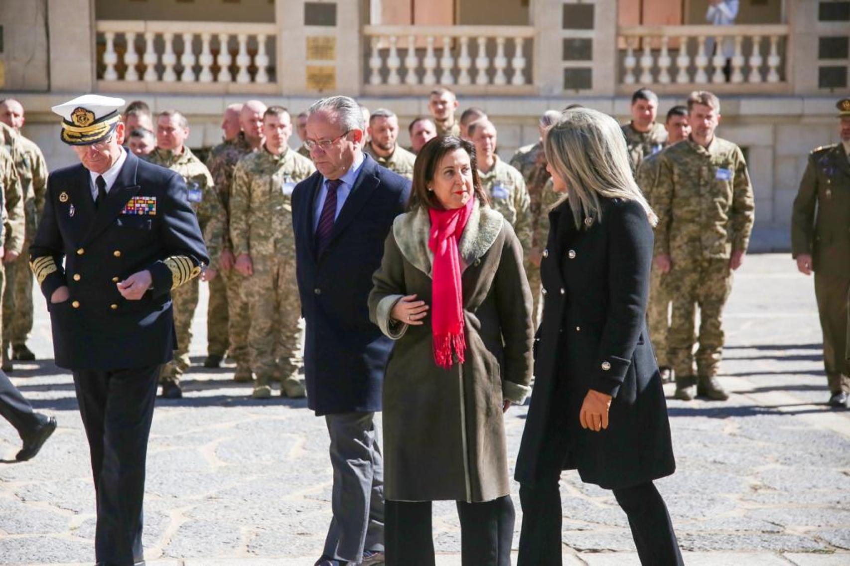 Juan Alfonso Ruiz Molina, Margarita Robles y Milagros Tolón. Foto: Ayuntamiento de Toledo.