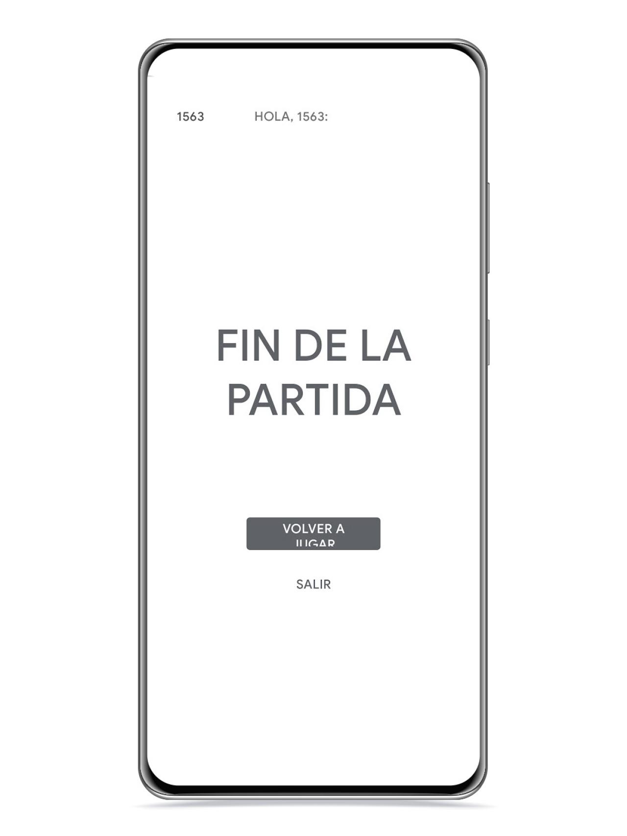 Fin de la partida en Google