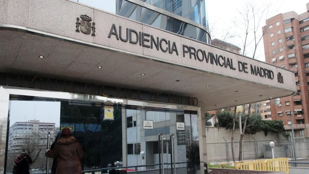Fachada de la Audiencia Provincial de Madrid.