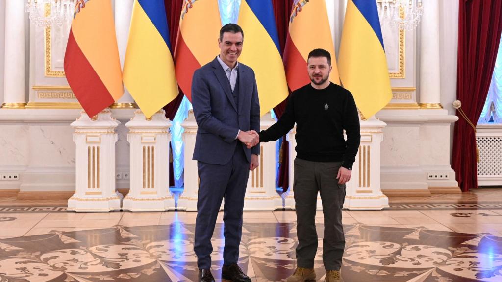 Pedro Sánchez y Volodímir Zelenski, en la visita oficial a Ucrania de esta semana.