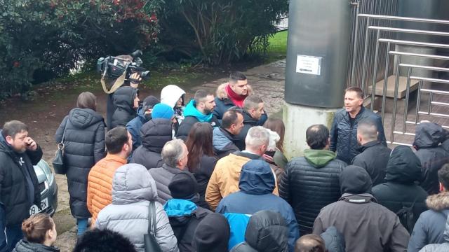 El secretario de STL a su salida de los juzgados (Imagen de archivo).