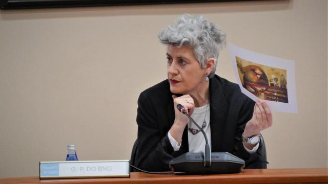 La diputada del frente nacionalista Mercedes Queixas.