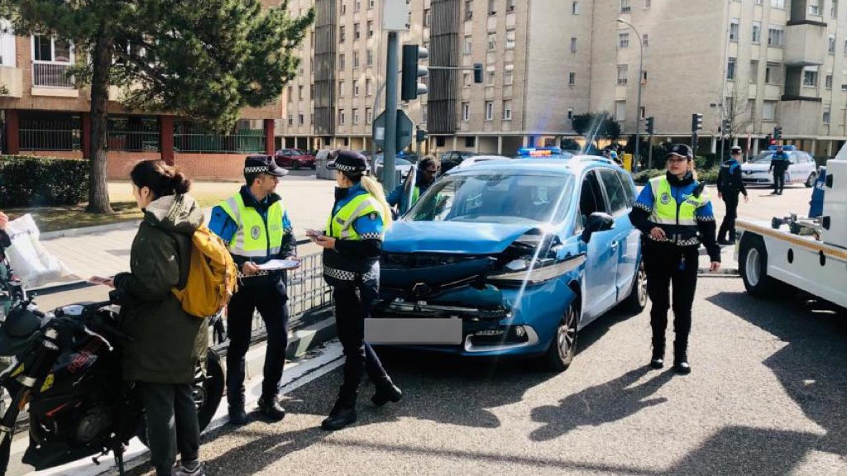 Accidente en la Avenida Salamanca