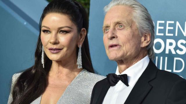 Michael Douglas y Catherine Zeta Jones en una imagen de archivo.
