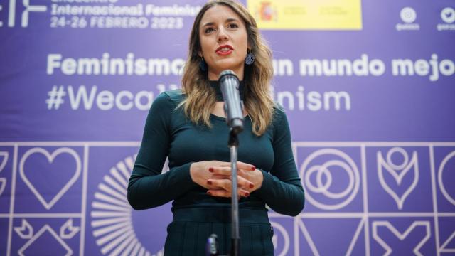 La ministra de Igualdad, Irene Montero.