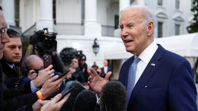 Joe Biden, presidente de EEUU, durante una rueda de prensa en la Casa Blanca.