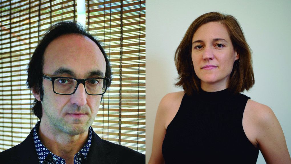 Agustín Fernández Mallo y Carla Simón. Foto: Iván Giménez/Glòria Solsona