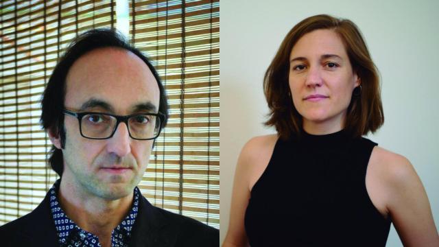 Agustín Fernández Mallo y Carla Simón. Foto: Iván Giménez/Glòria Solsona