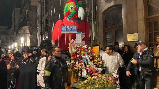 Entierro del loro Ravachol 2023.