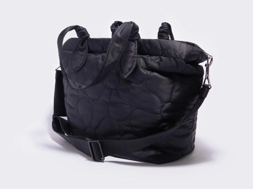 Bolso shopper lazada en negro