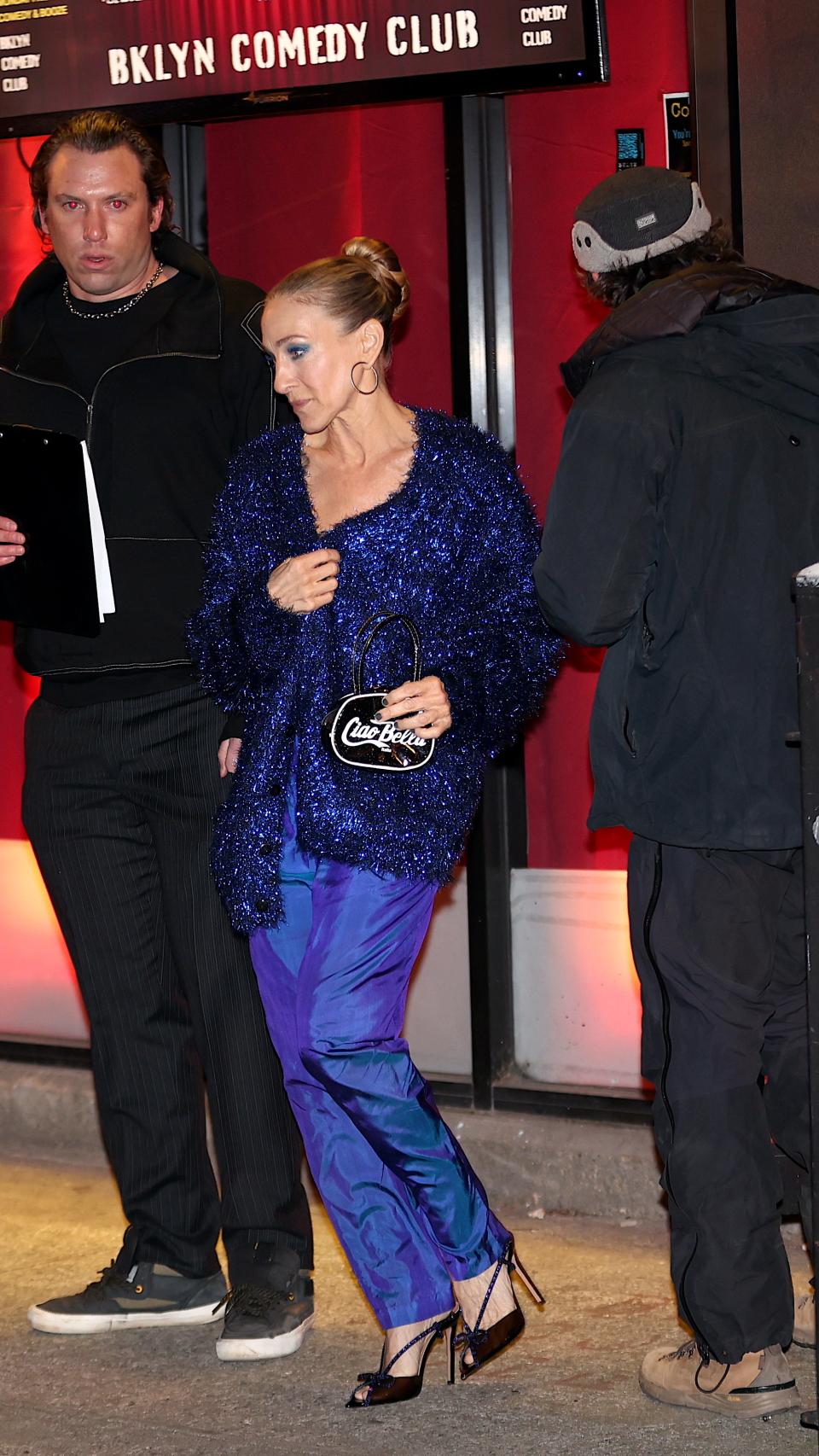 Carrie Bradshaw en el rodaje de 'And just like that...'.