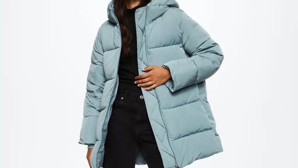 Anorak acolchado capucha de Mango