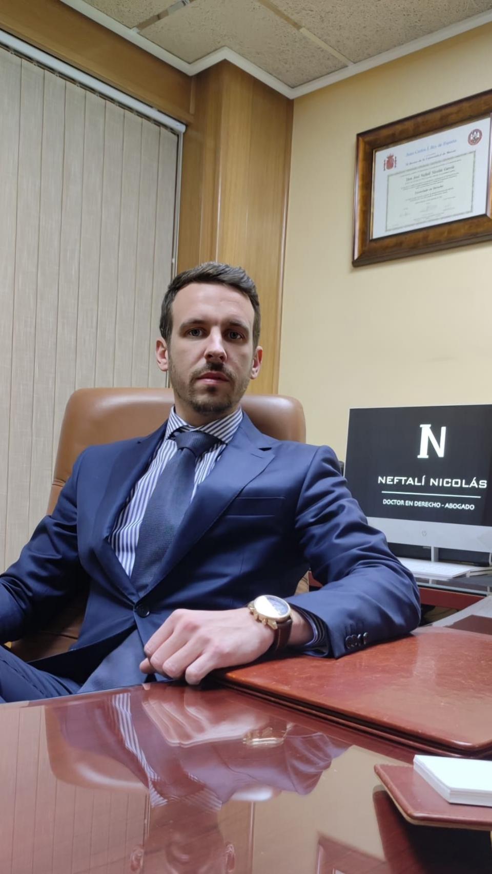 El letrado murciano José Neftalí Nicolás.