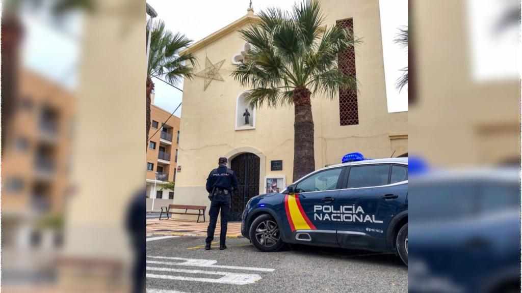 Una de las iglesias donde se cometieron los robos.