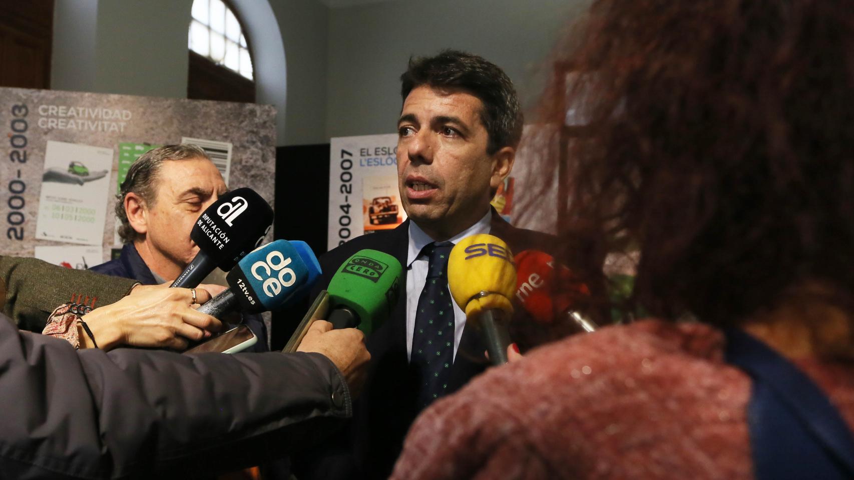 El presidente del Patronato de Turismo y de la Diputación de Alicante, Carlos Mazón.