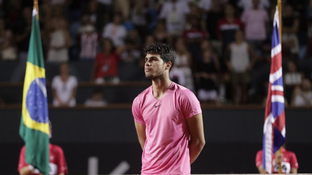Carlos Alcaraz, en el Abierto de Río