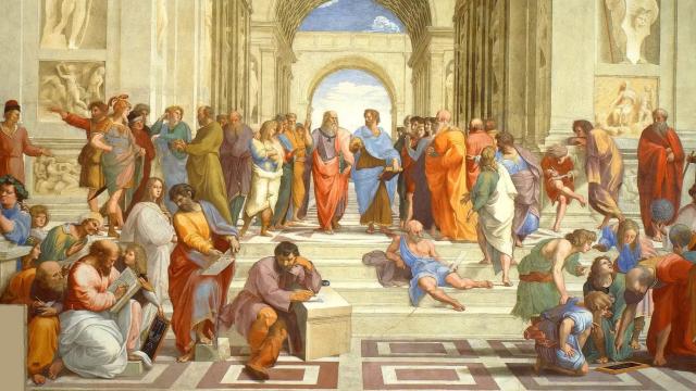 'La escuela de Atenas' de Rafael