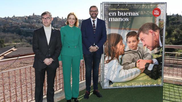Fernando Muñoz, Cristina Maestre y Sergio Gutiérrez, de izquierda a derecha.