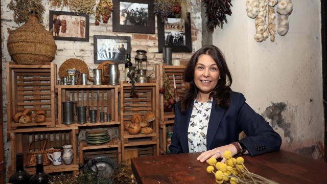 Cuca Díaz de la Cuerda, actual propietaria del restaurante Venta de Aires.