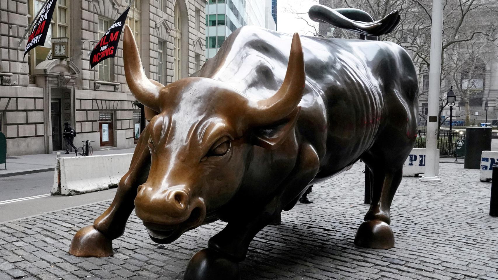 Imagen del toro de Wall Street.
