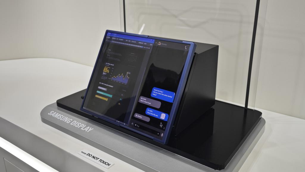 Concepto de tablet enrollable de Samsung