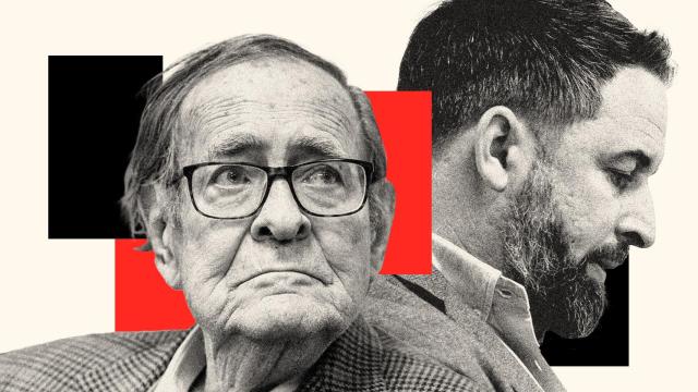 Ramón Tamames y Santiago Abascal.