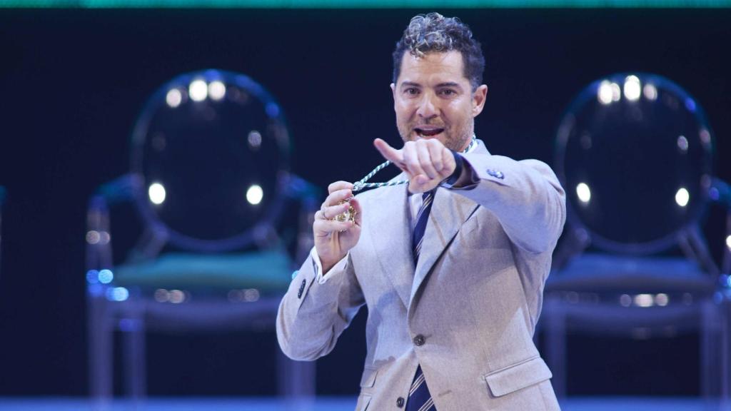 David Bisbal tras recoger su título de Hijo Predilecto de Andalucía.