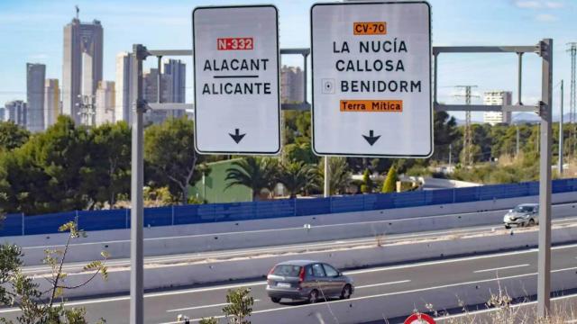 Benidorm recuperará el carril de incorporación a la N-332 en unas obras previstas para abril