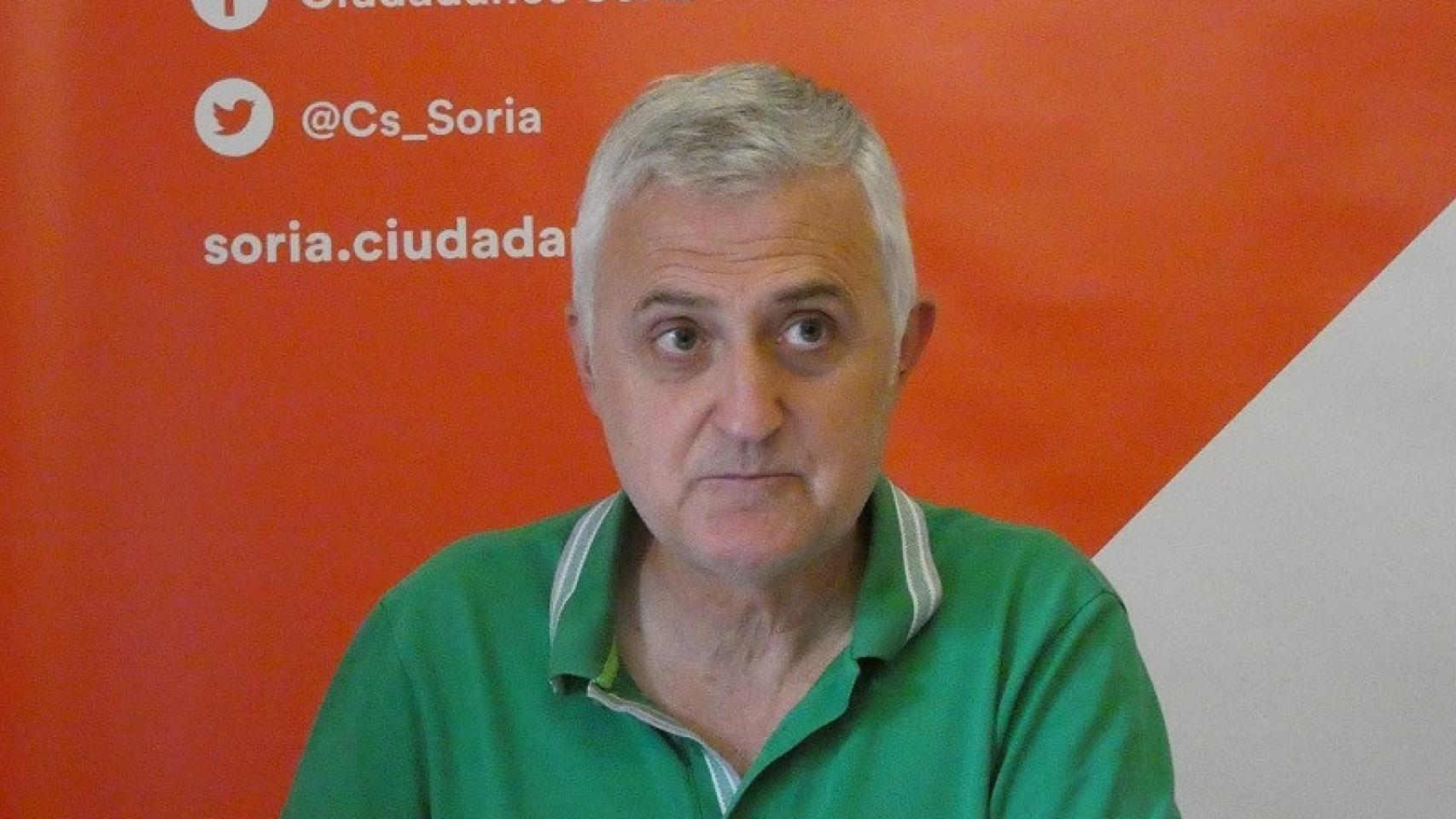 José Luis Alonso, candidato de Ciudadanos a la Alcaldía de Soria.