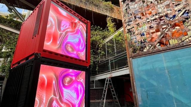 Los 'smart cubes' son uno de los reclamos instalados en el proyecto piloto desarrollado en Delicias.