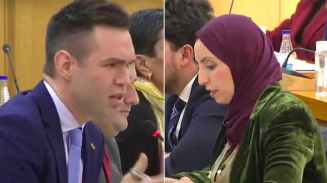 Verdejo y Hamed Hossain en un fotomontaje con imágenes de la sesión.