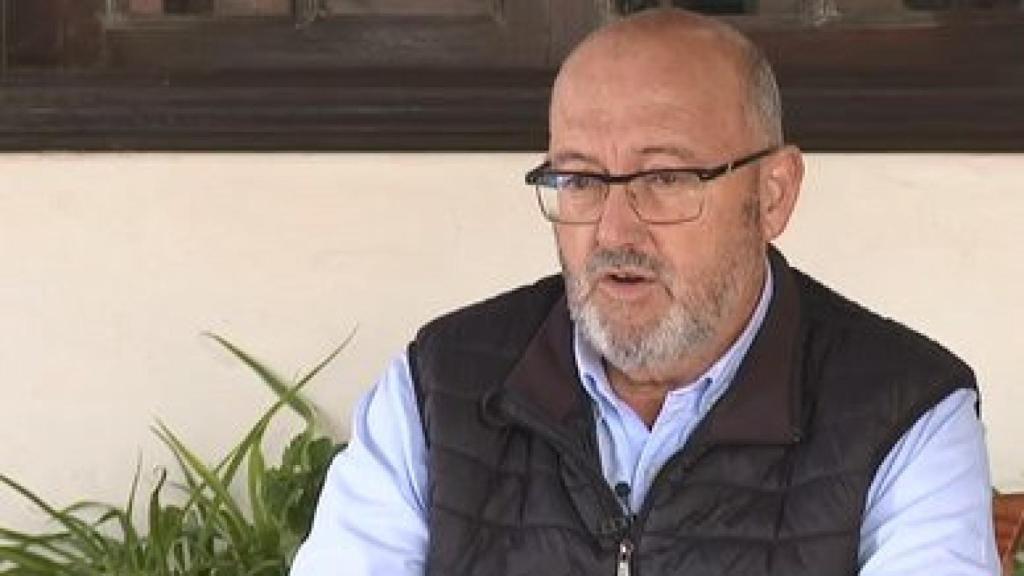 Juan Bernardo Fuentes, más conocido como 'Tito Berni', durante su entrevista con Televisión Canaria.