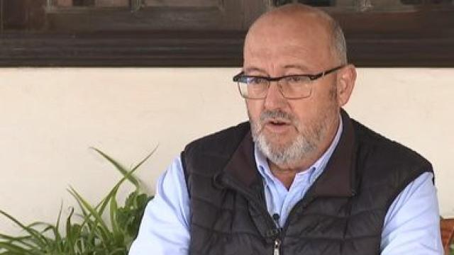 Juan Bernardo Fuentes, más conocido como 'Tito Berni', durante su entrevista con Televisión Canaria.