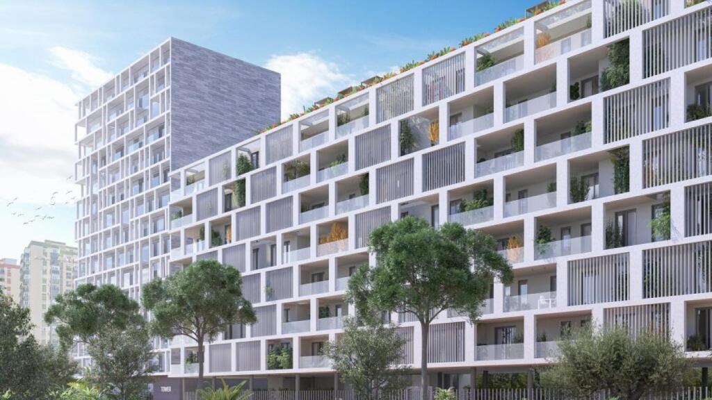 Otra de las infografías del futuro proyecto residencial y terciario.