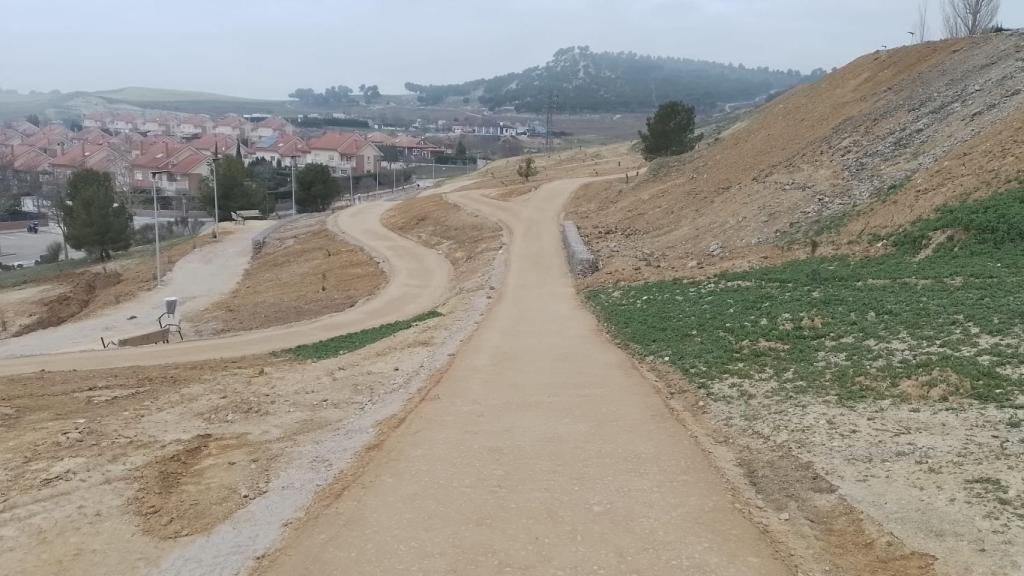 Imagen del parque en obras que llevará el nombre de Estela Domínguez