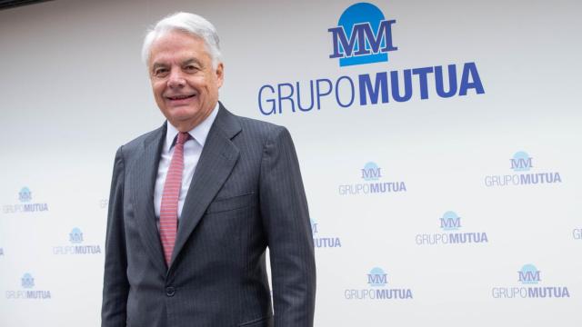 Ignacio Garralda, presidente de Grupo Mutua, durante la presentación de resultados.