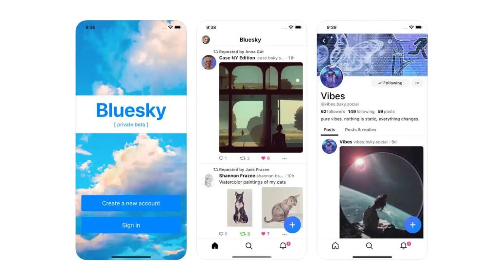 Capturas de Bluesky.